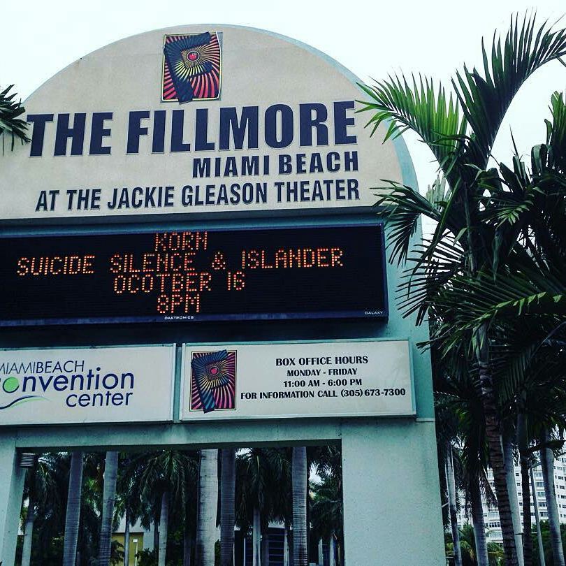KoRn 2015-10-16 The Fillmore, Miami Beach, FL, USA