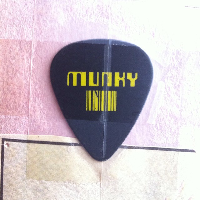 Munky guitar pick