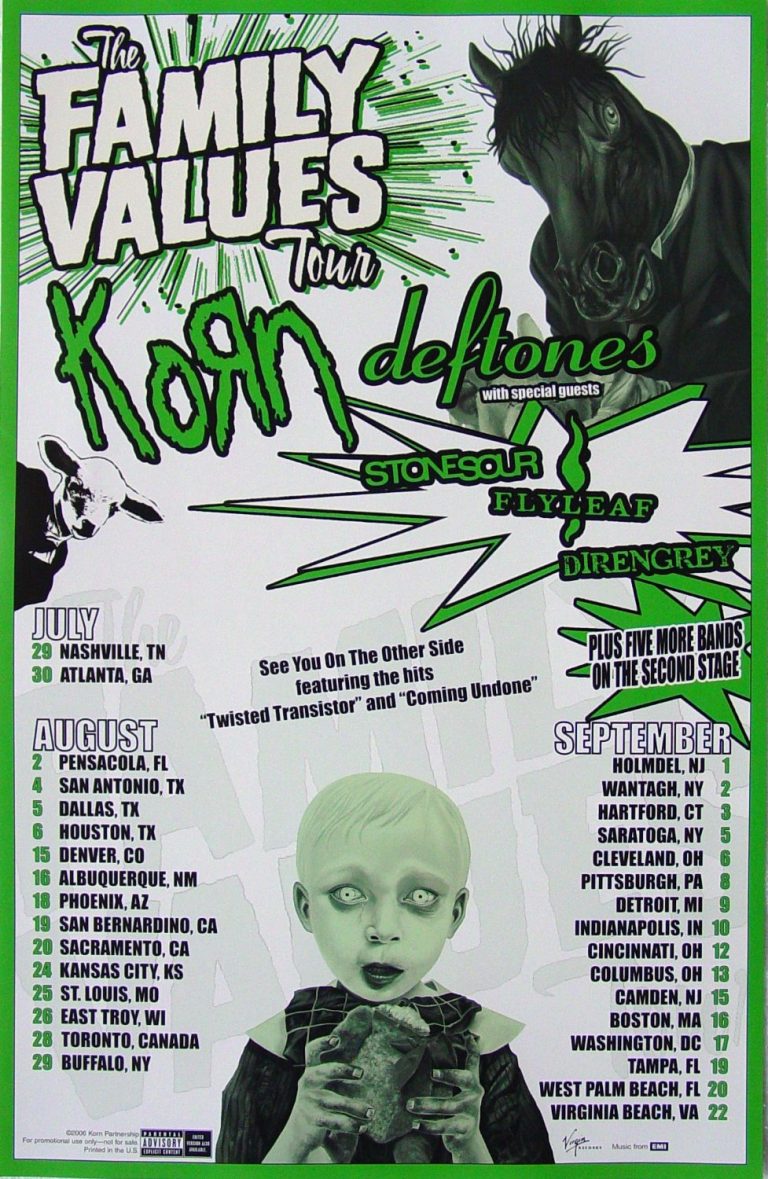 family values tour 2006 lineup