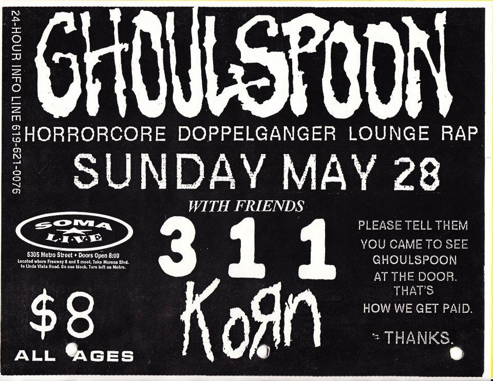 korn tour dates 1995